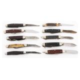 FOLDING POCKET KNIVES - BOKER, CASE XX, PRIMBLE