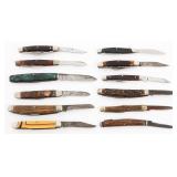FOLDING POCKET KNIVES - BUCK, REMINGTON, SCHRADE