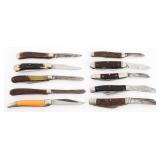 FOLDING POCKET KNIVES - SCHRADE, FRONTIER, CASE XX