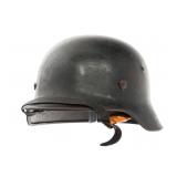 WWII GERMAN WAFFEN SS M40 SINGLE DECAL HELMET
