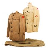 WWI US AEF 6th & 37th DIVISION ENLISTED TUNICS