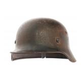 WWII GERMAN LUFTWAFFE SD M35 COMBAT HELMET