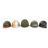 WWII US ARMY M1 HELMETS & LINERS