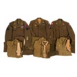 WWII US 5th ARMY 10th ARMORED DIVISON UNIFORMS
