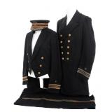 WWI - WWII US NAVY NAMED LT. COMMANDER UNIFORMS