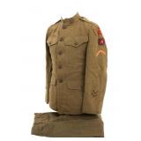 WWI US AEF 90th DIVISION ENLISTED UNIFORM SET