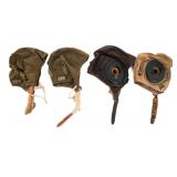 WWII USAAF AN-H-15, A-9 & A-11 FLIGHT HELMETS