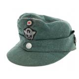 WWII GERMAN MOUNTAIN TROOP POLICE M43 FIELD CAP
