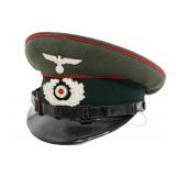 WWII GERMAN HEER ARTILLERY NCO VISOR CAP