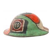 WWI US AEF 82nd DIVISION CAMO PAINTED M1917 HELMET