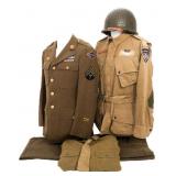 REENACTOR WWII US ARMY RANGER & AIRBORNE UNIFORMS