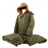 WWII USAAF TYPE B-9 FLIGHT PARKA & FLIGHT TROUSERS