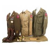 WWII US 551st PIB & 82nd AIRBORNE NAMED GROUPING