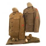 WWI US ARMY 341st MG BTN. & 5th INFANTRY UNIFORMS