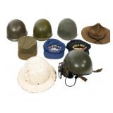WWII - COLD WAR US DH-132 CVC HELMET & HEADGEAR
