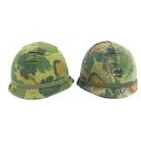 VIETNAM WAR US M1 COMBAT HELMETS