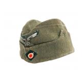 WWII GERMAN HEER EM/NCO M34 OVERSEAS CAP