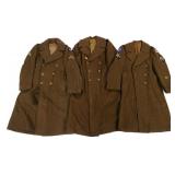 WWII USAAF & ANTI-AICRAFT / PACOM EM OVERCOATS