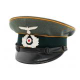 WWII GERMAN HEER SIGNALS NCO VISOR CAP