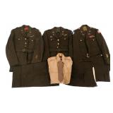 WWII US ARMY OFFICER UNIFORM ITEMS