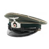 WWII GERMAN HEER INFANTRY NCO VISOR CAP