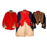 19th C. UK HUSSAR, MADRAS INF, & MOVIE PROP TUNICS
