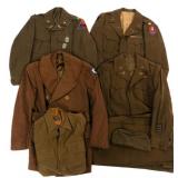 WWII US ARMY WARRANT OFFICER & OFFICER UNIFORMS