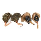 WWII USAAF A-9 & AN-H-15 FLIGHT HELMETS