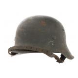 WWII GERMAN REFURBISHED M42 COMBAT HELMET