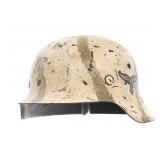 REFURBISHED WWII GERMAN SD CAMO M42 HELMET