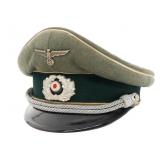 WWII GERMAN HEER INFANTRY OFFICER VISOR CAP