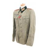 WWII GERMAN HEER ARTILLERY OBERLEUTNANT TUNIC