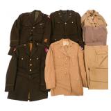 WWII US ARMY OFFICER UNIFORM ITEMS