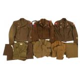 WWII US ARMY 5th & 9th ARMORED DIVISONS UNIFORMS