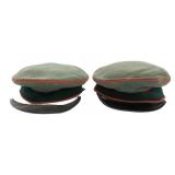 WWII GERMAN ARTILLERY VISOR CAPS