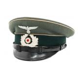 WWII GERMAN HEER INFANTRY NCO VISOR CAP