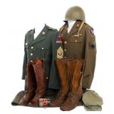 WWII - COLD WAR US UNIFORMS ITEMS & SWEDISH PANTS