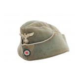 WWII GERMAN HEER INF. OFFICER M38 OVERSEAS CAP