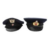 WWII GERMAN KYFFHAUSERBUND & NSKOV VISOR CAPS