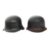 WWII GERMAN POLICE HELMETS