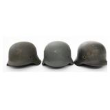 WWII GERMAN M35, M40 & M42 HELMET SHELLS & LINERS