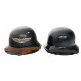 WWII GERMAN LUFTSCHUTZ GLADIATOR HELMETS