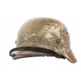 WWII GERMAN HEER M35 DD CAMO COMBAT HELMET
