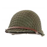 WWII US ARMY NCO M1 COMBAT HELMET by SCHLUETER