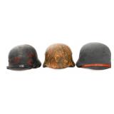 REFURBISHED WWII GERMAN COMBAT HELMETS
