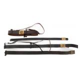 WWII GERMAN SA & HEER LEATHER BELTS WITH BUCKLES