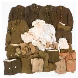 WWII US ARMY ENLISTED TUNICS & UNIFORM ITEMS