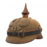WWI GERMAN PRUSSIAN ERSATZ ENLISTED PICKELHAUBE