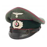 WWII GERMAN HEER PANZER NCO VISOR CAP