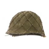 EARLY WWII US ARMY M1 HELMET ST. CLAIRE LINER
